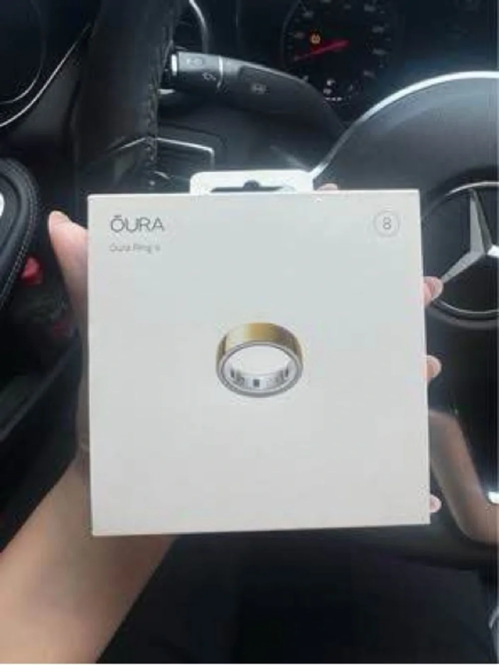 Oura Ring 8 Gold Accent - Boxed